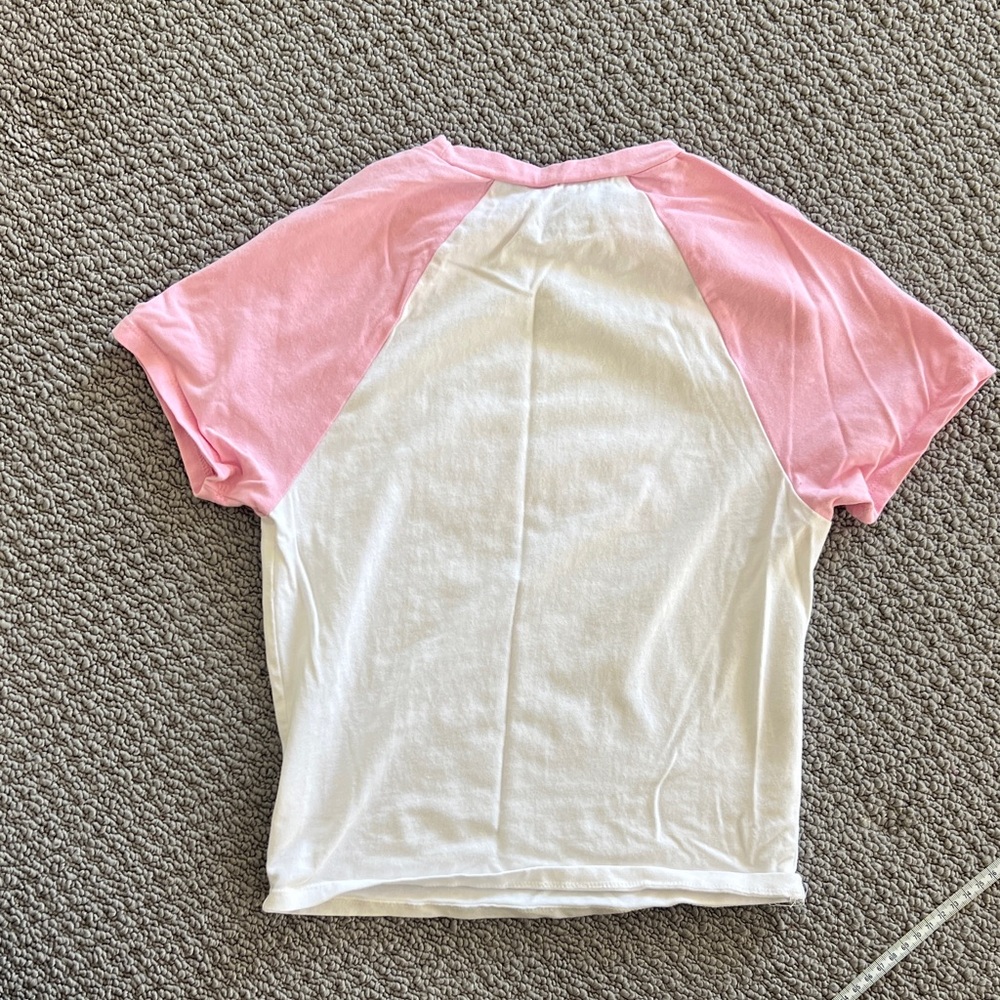 Barbie Pink and White Short Sleeve Tee - Picture 5 of 5